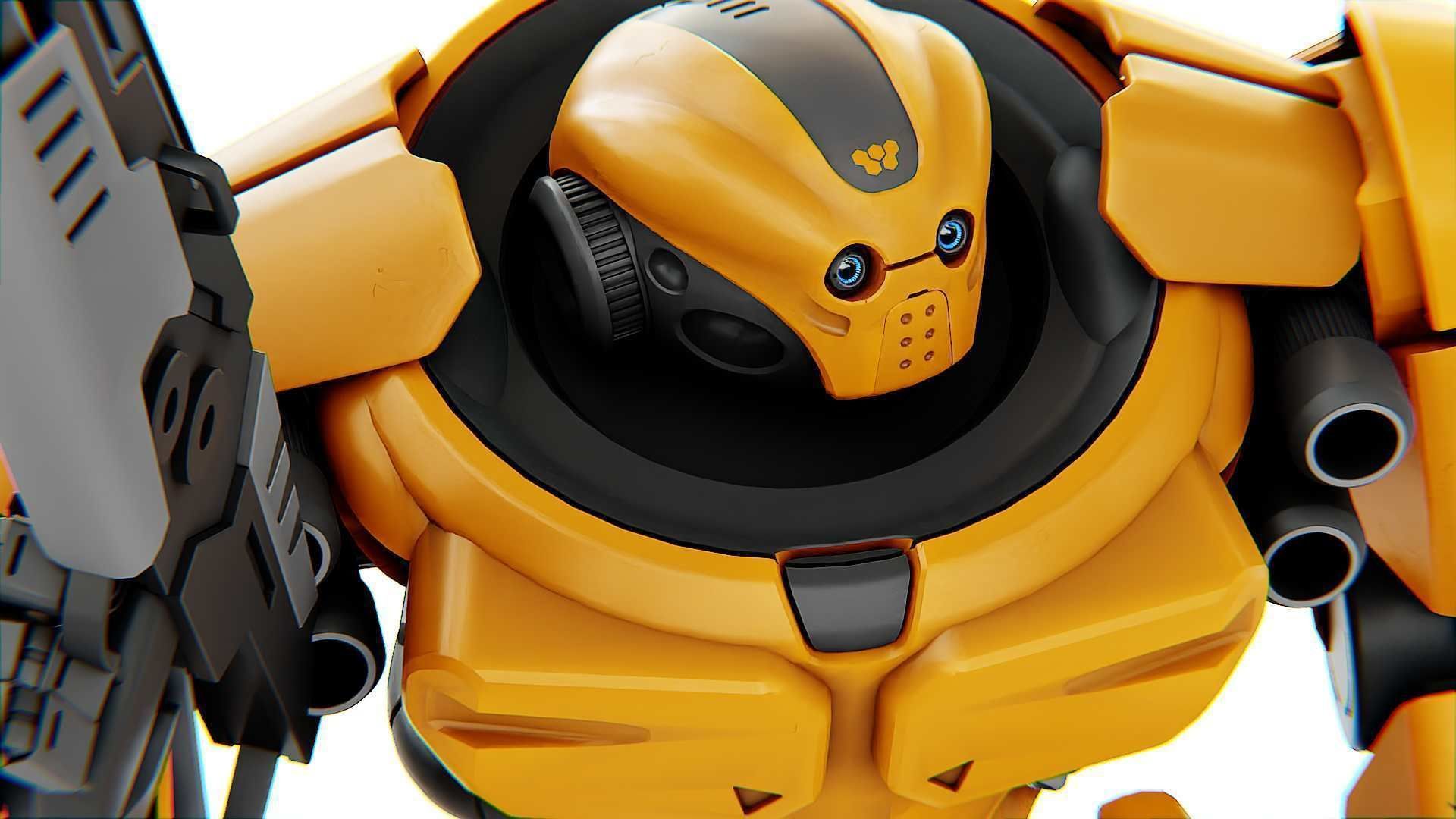 DOOM FIGHTER-V3 RIGGED 3D model_30