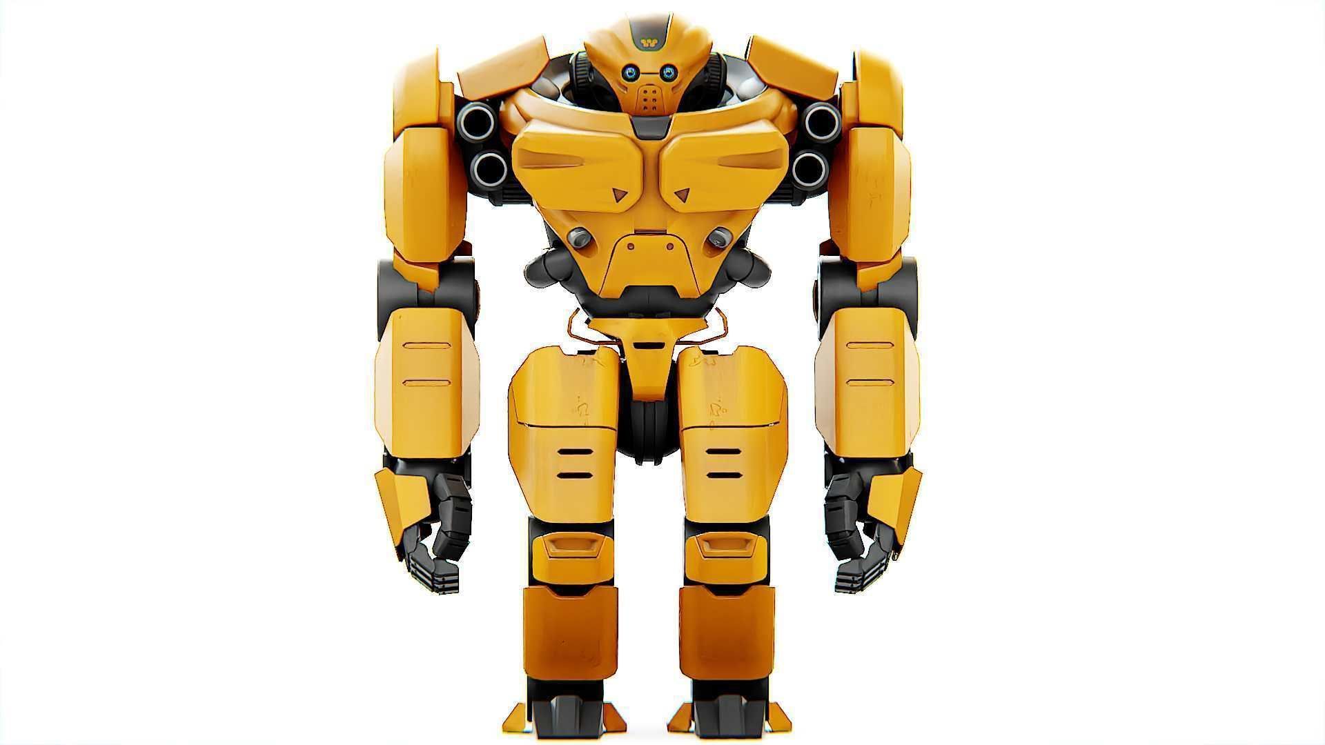 DOOM FIGHTER-V3 RIGGED 3D model_21