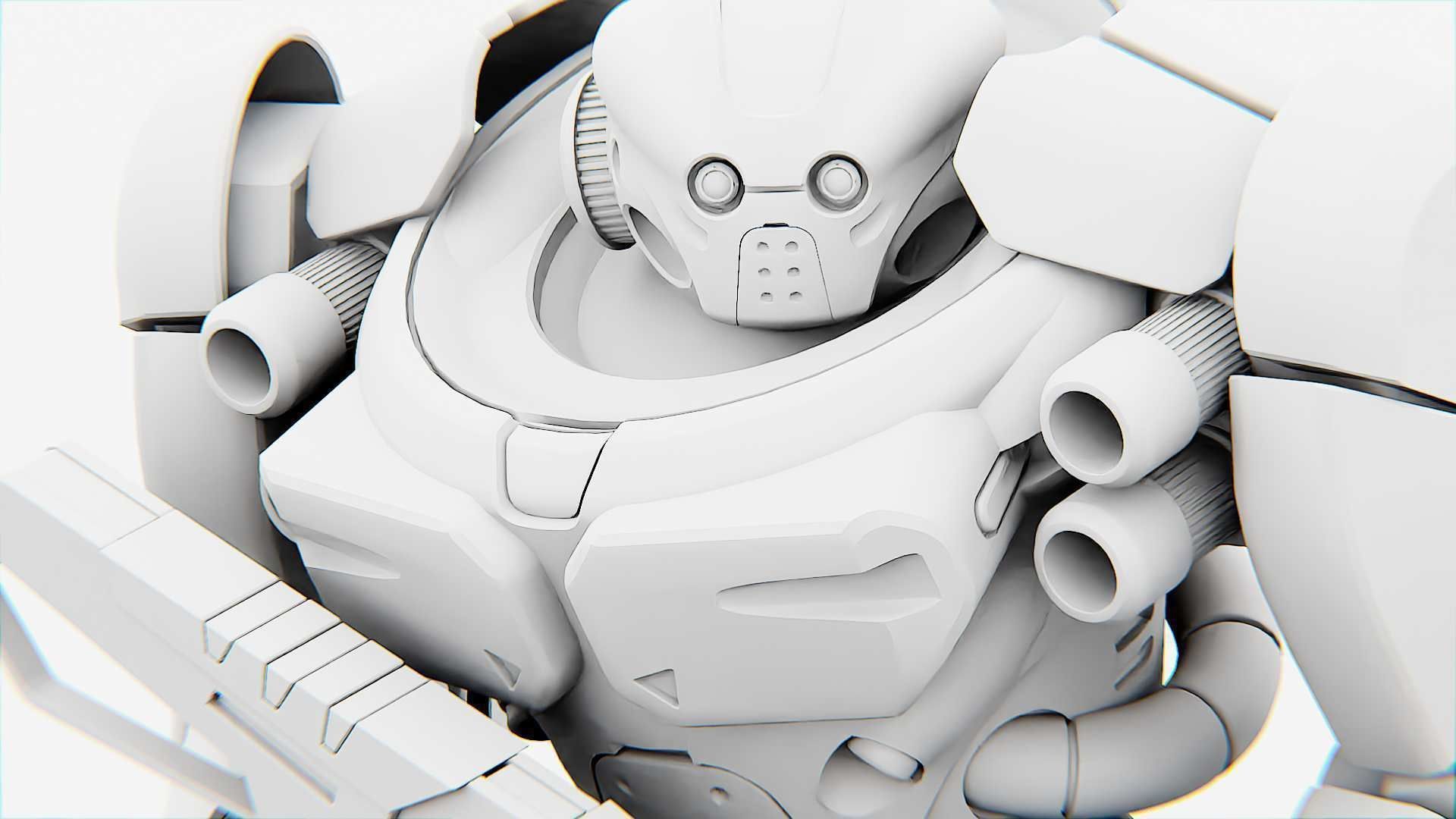 DOOM FIGHTER-V3 RIGGED 3D model_34