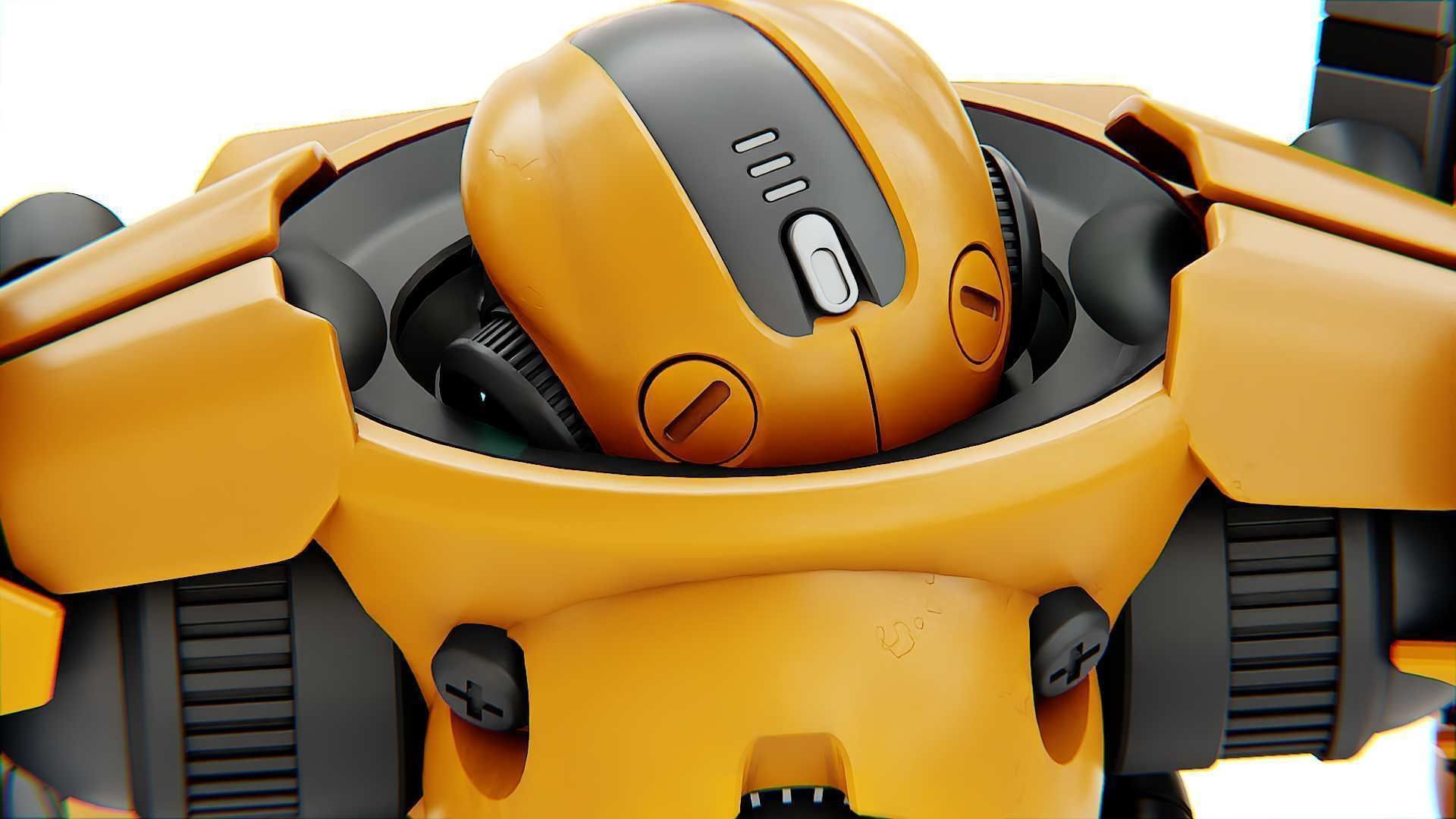 DOOM FIGHTER-V3 RIGGED 3D model_29