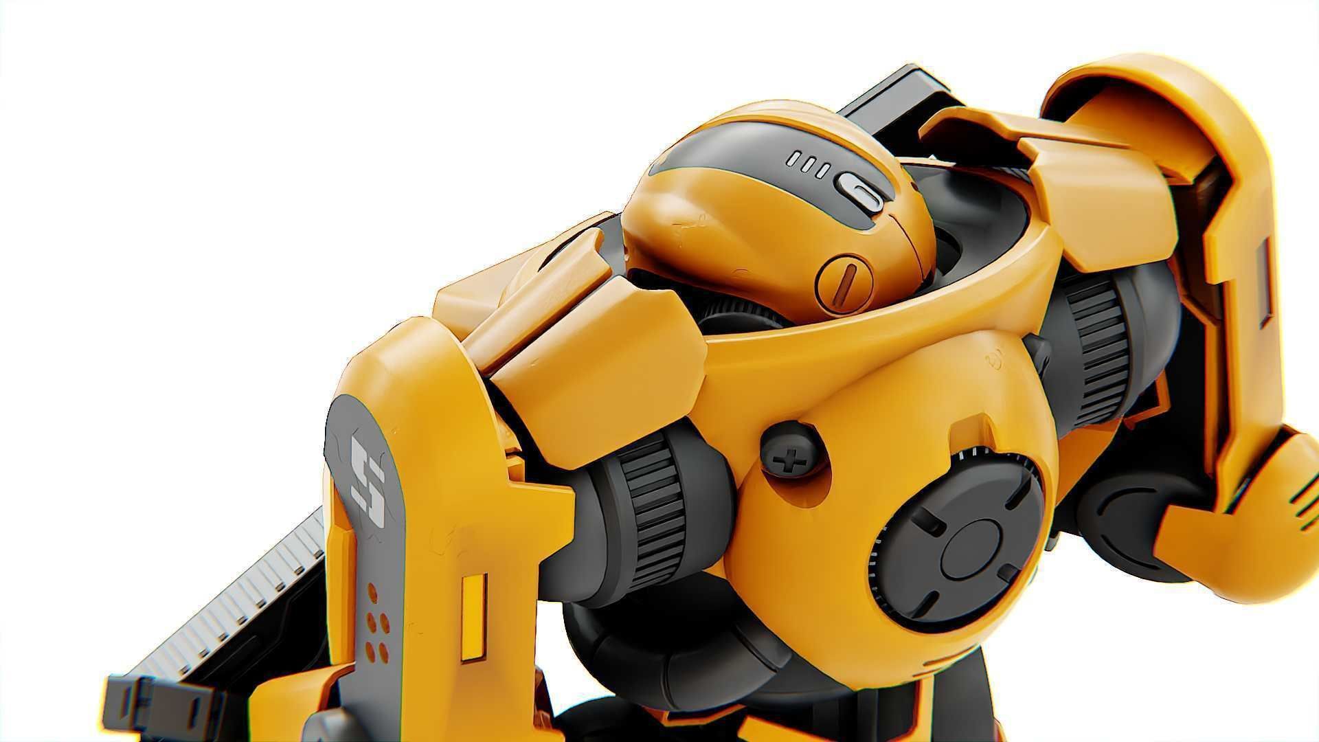 DOOM FIGHTER-V3 RIGGED 3D model_15