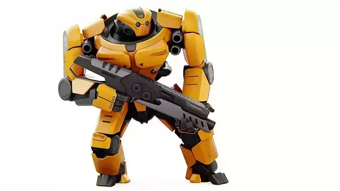 DOOM FIGHTER-V3   RIGGED 3D model