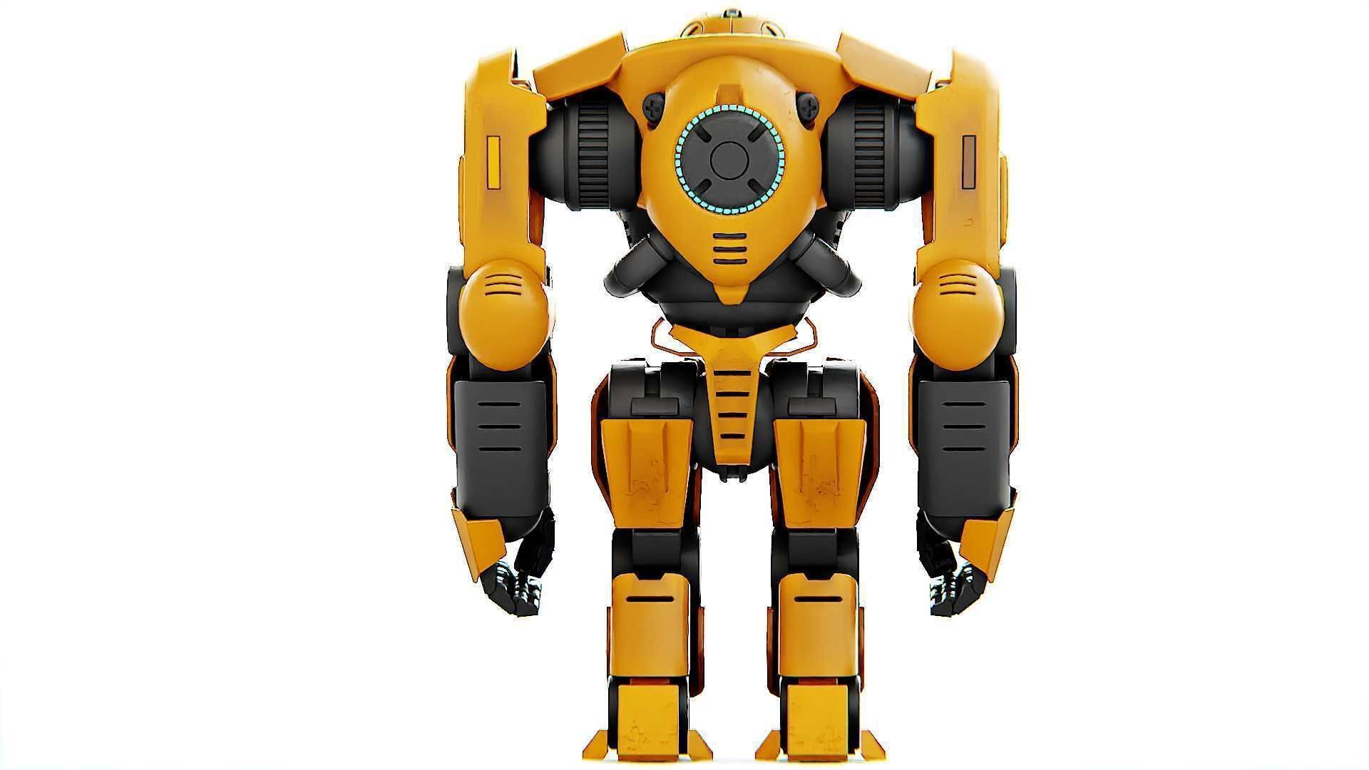 DOOM FIGHTER-V3 RIGGED 3D model_22