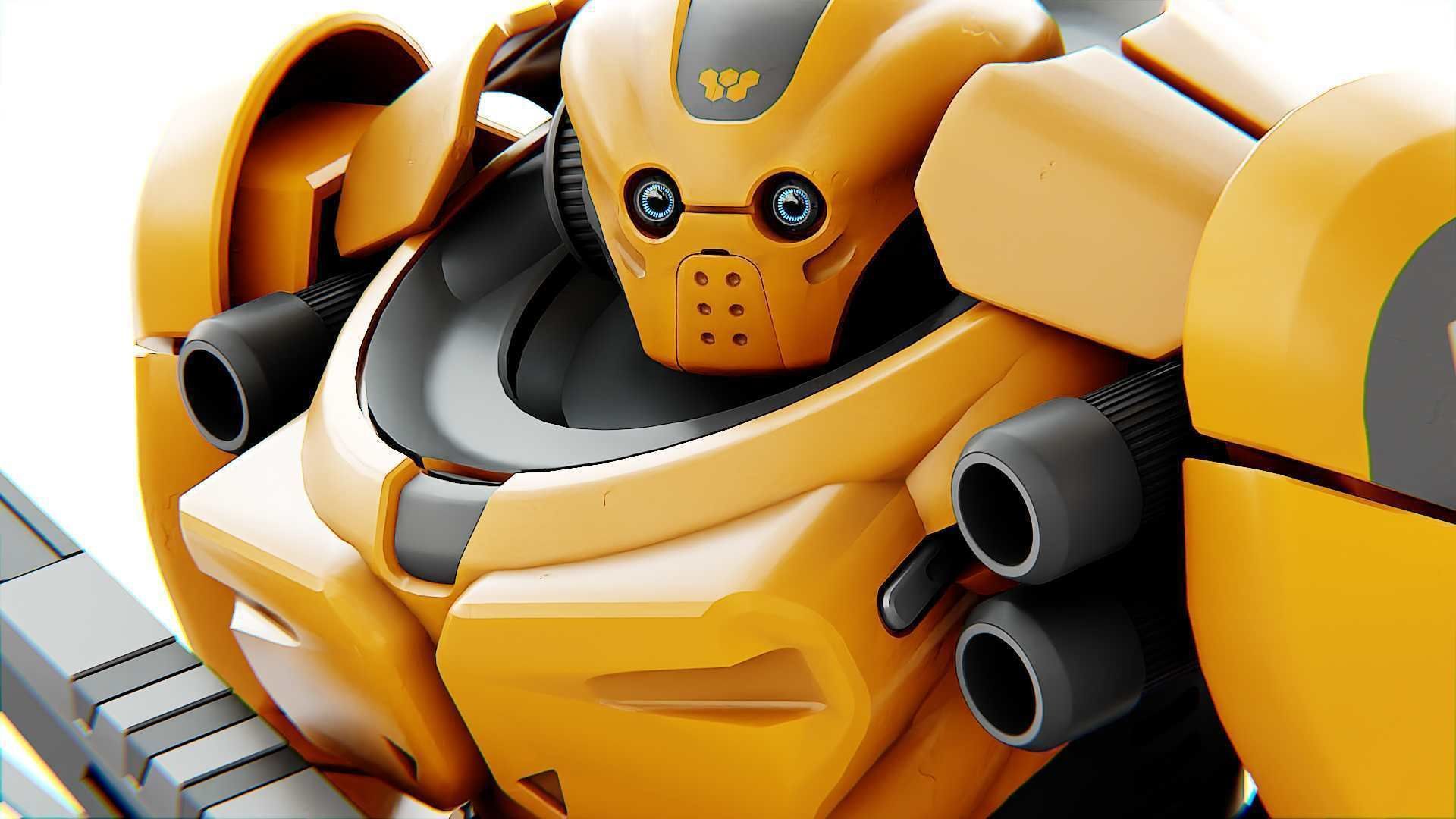 DOOM FIGHTER-V3 RIGGED 3D model_20