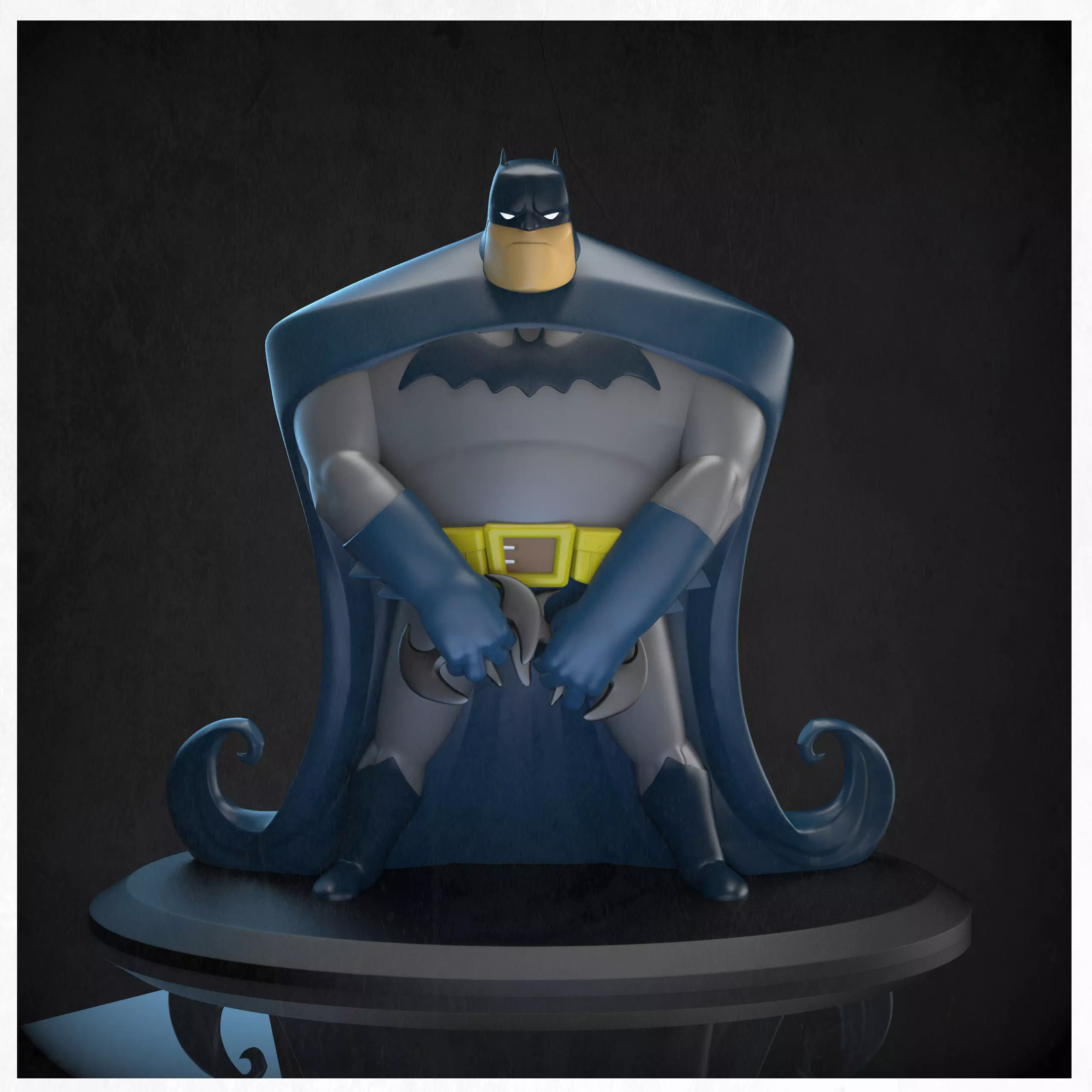 batman stylized version Free 3D print model_0