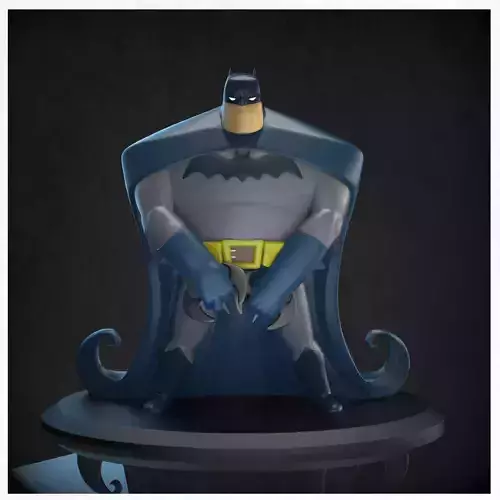batman stylized version Free 3D print model batman stylized version Free 3D print model