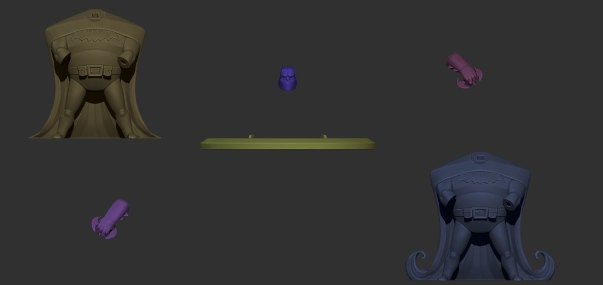 batman stylized version Free 3D print model_4