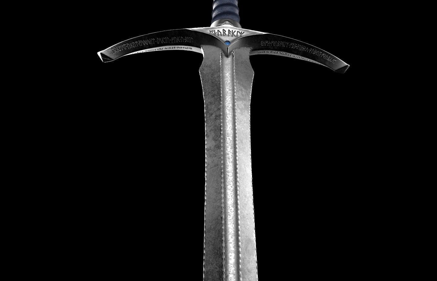 Gandalf Sword Glamdring lotr 3D DIGITAL DOWNLOAD FILE 3D print model_1