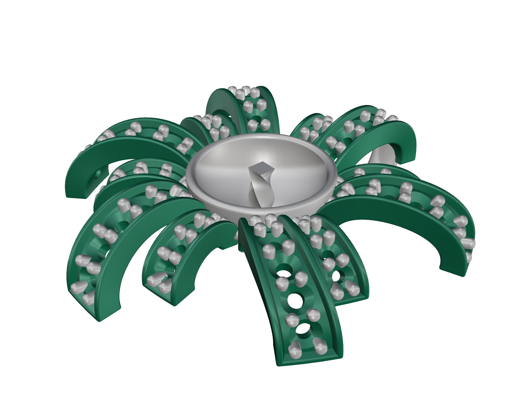 Pearl fan set 3D Model Collection_27