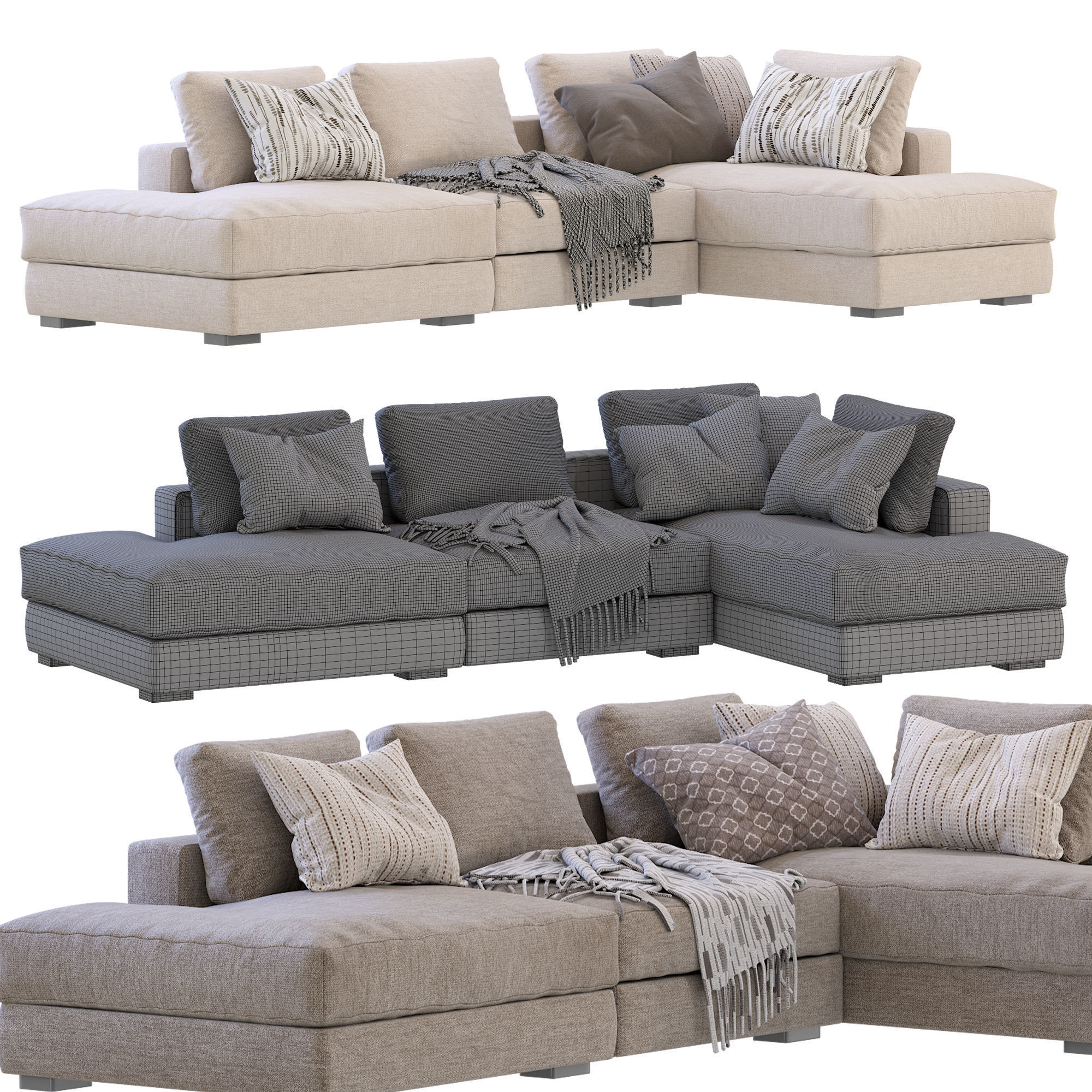 BoConcept Sofa Cenova 3D model_2