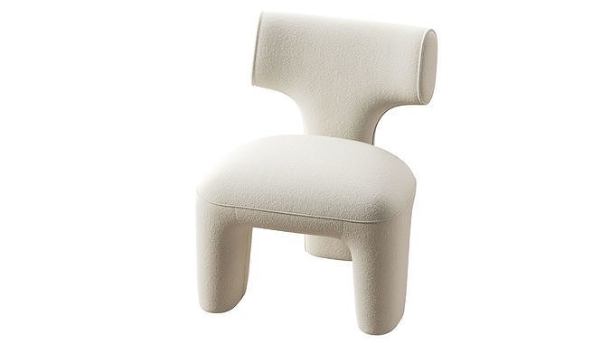 Litho Chair 3D model 2
