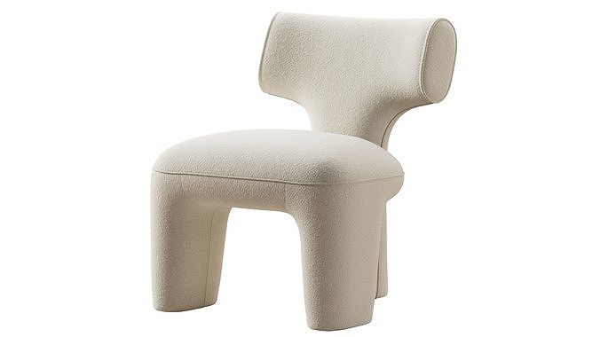 Litho Chair 3D model 7