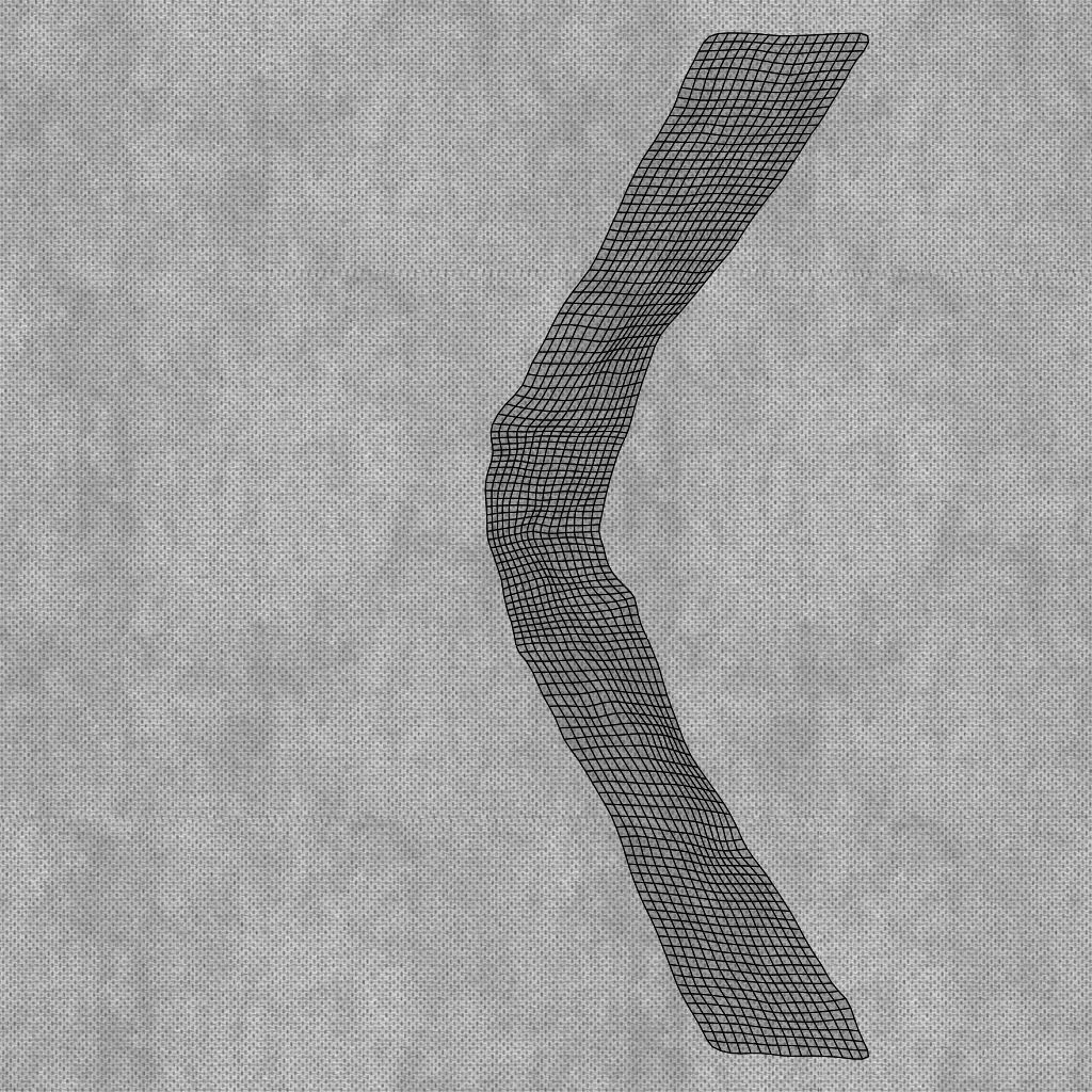 Vigilante Deku Mask With Cloth Disintegration Effect 3D model_11