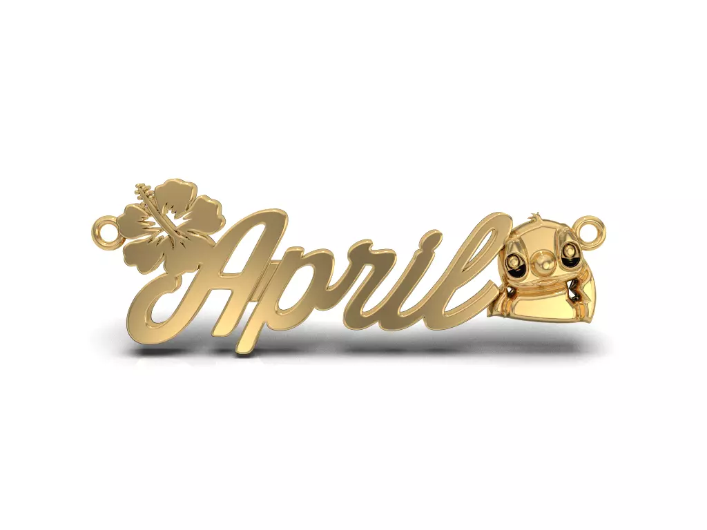 NAME PENDANT 3D print model_0