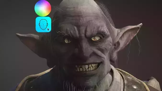 Goblin Miner Low-poly 3D model