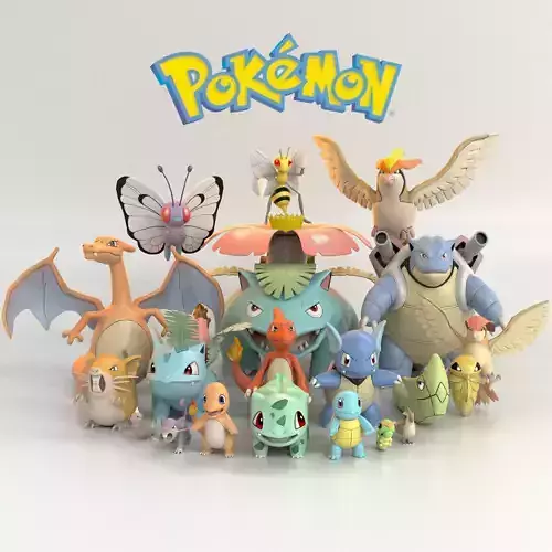 20 Pokemon Miniatures 