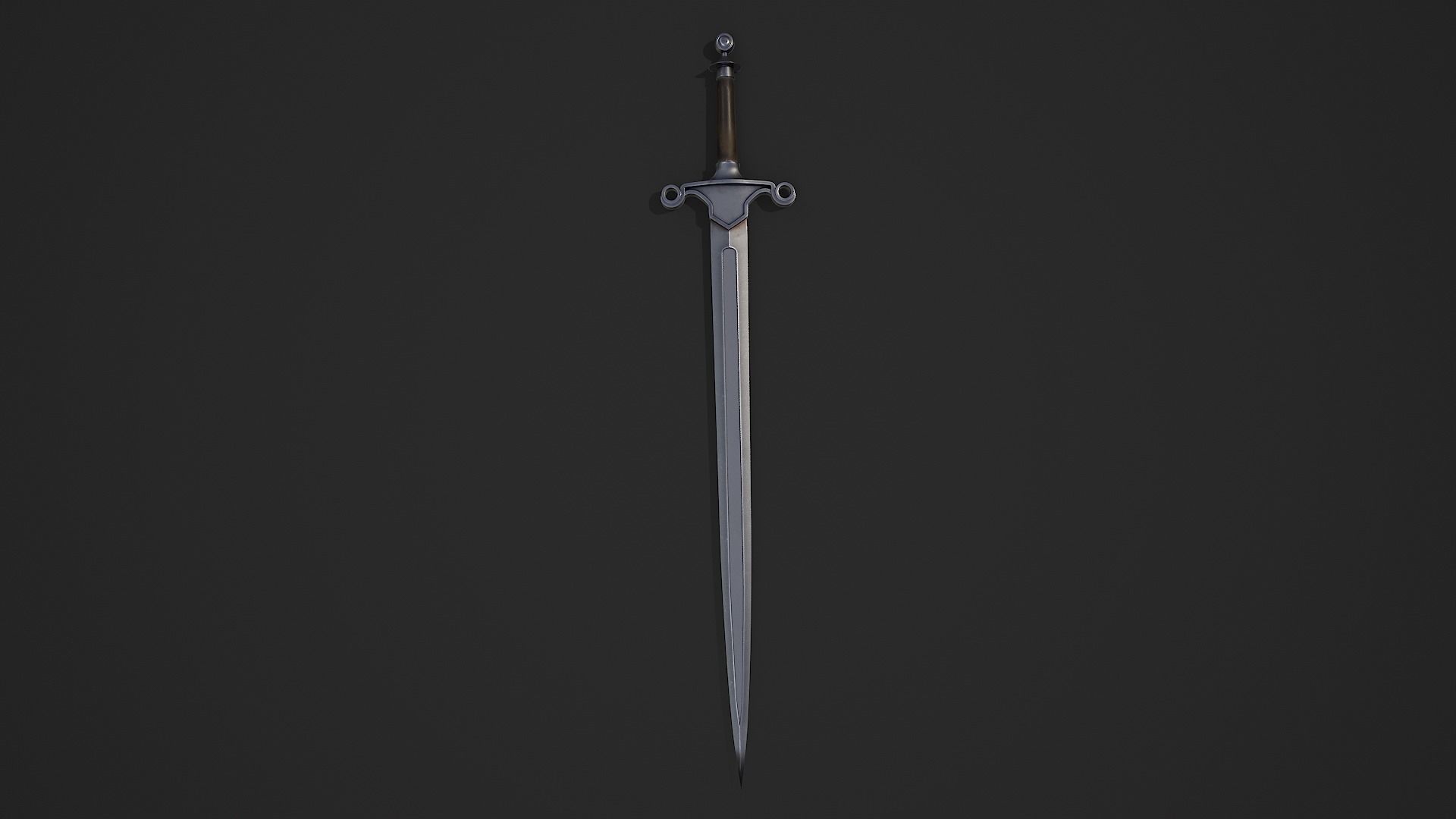 Sword 10 Low-poly 3D model_4