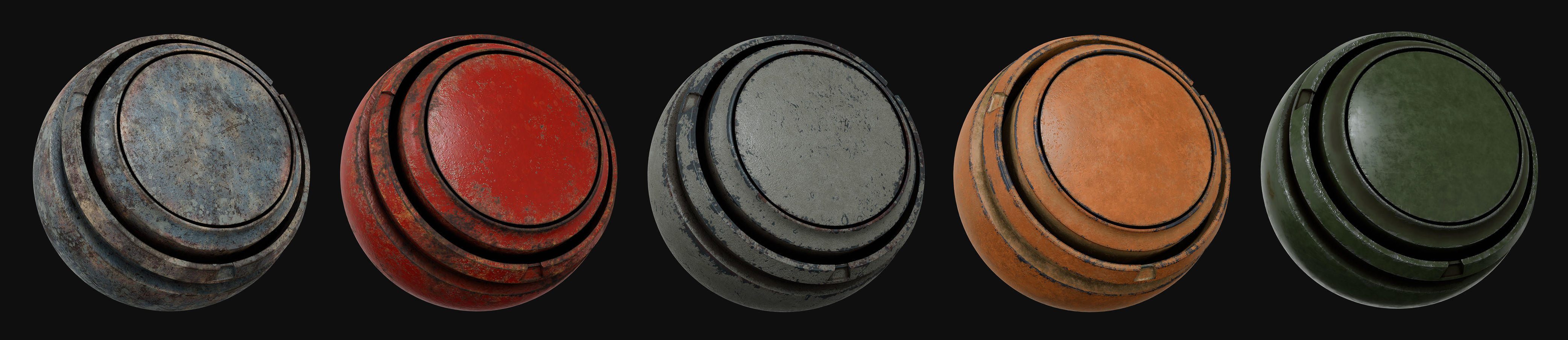 Painted Metal Substance Smart Materials - Vol 3 Texture_1