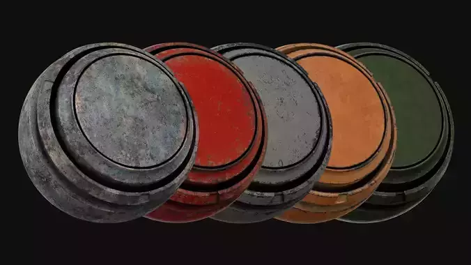 Painted Metal Substance Smart Materials - Vol 3