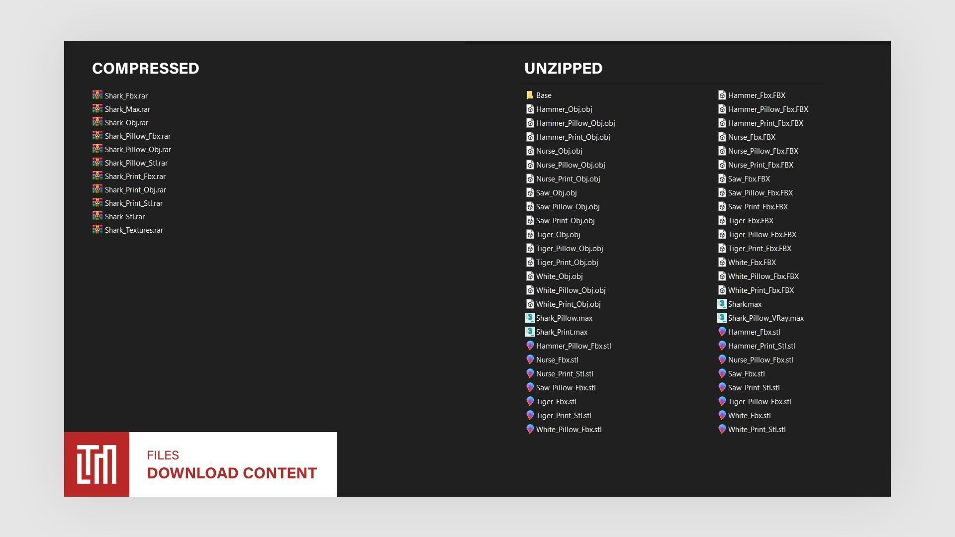 Pillow Tiny Shark Low-poly 3D model_25