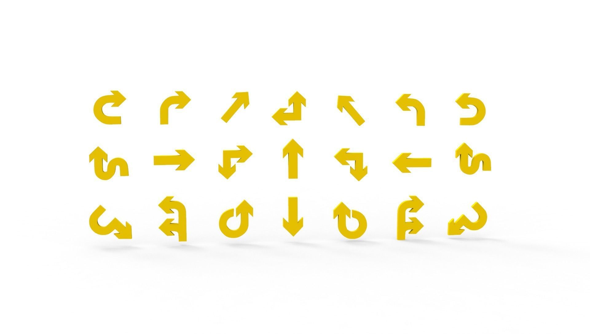 Arrow Collection  3D model_1