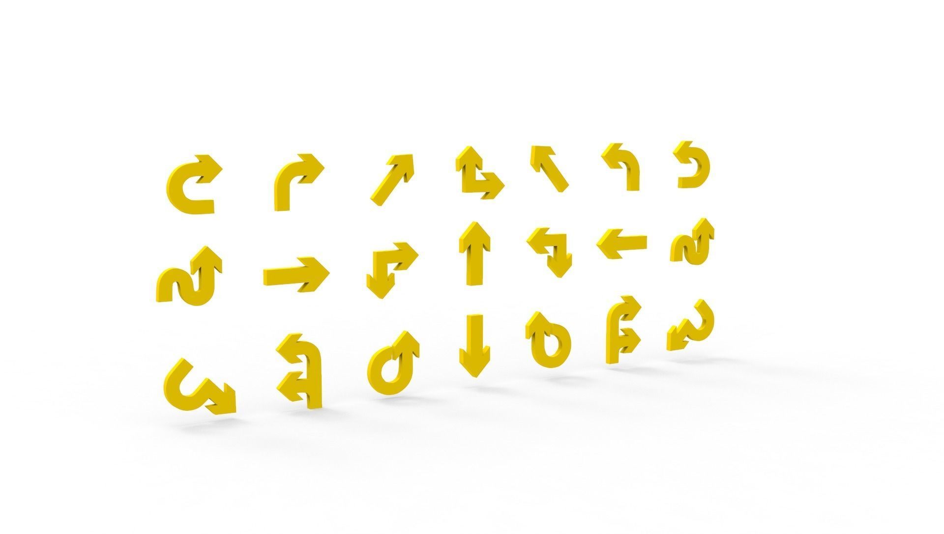 Arrow Collection  3D model_5