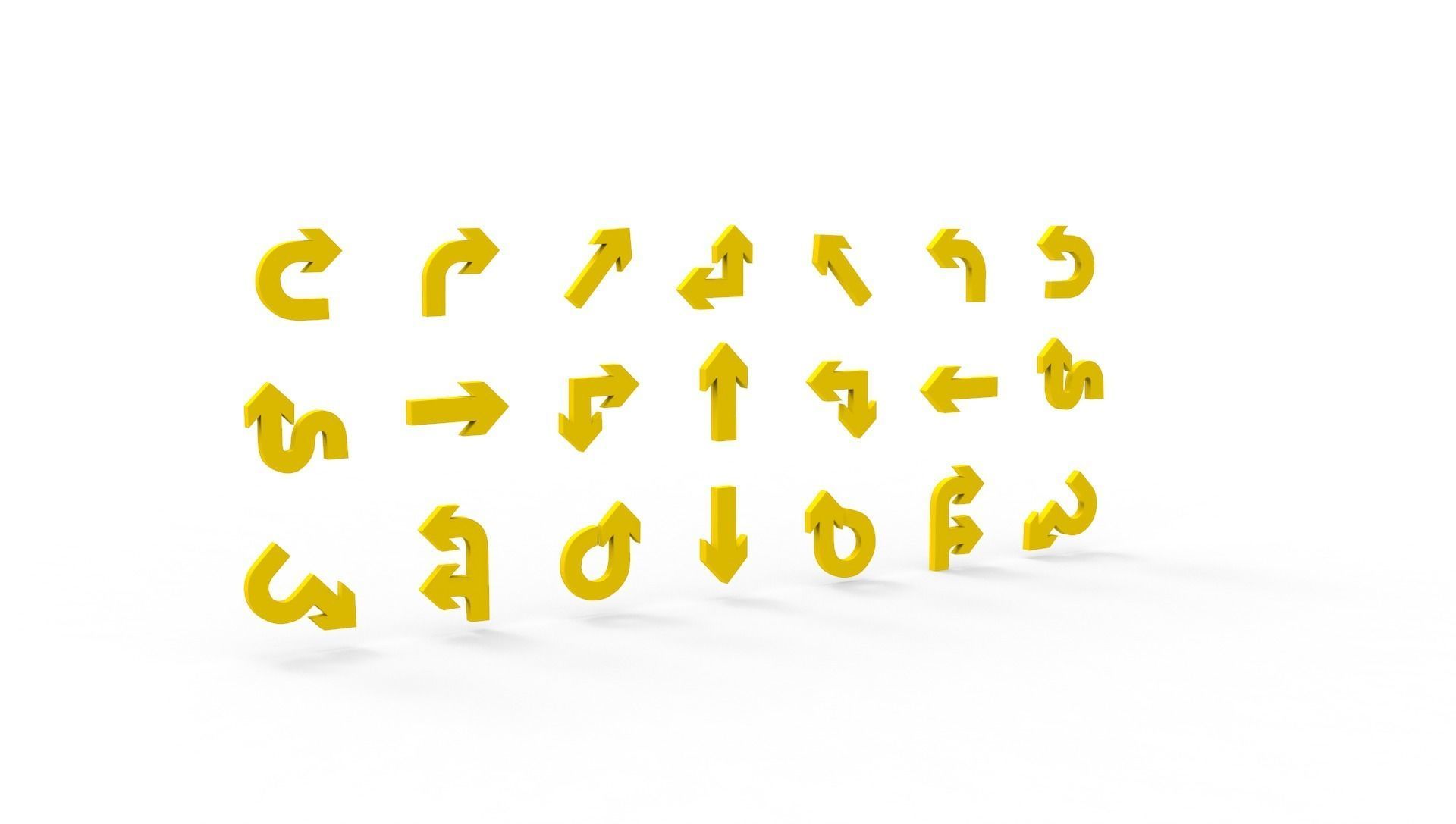 Arrow Collection  3D model_3