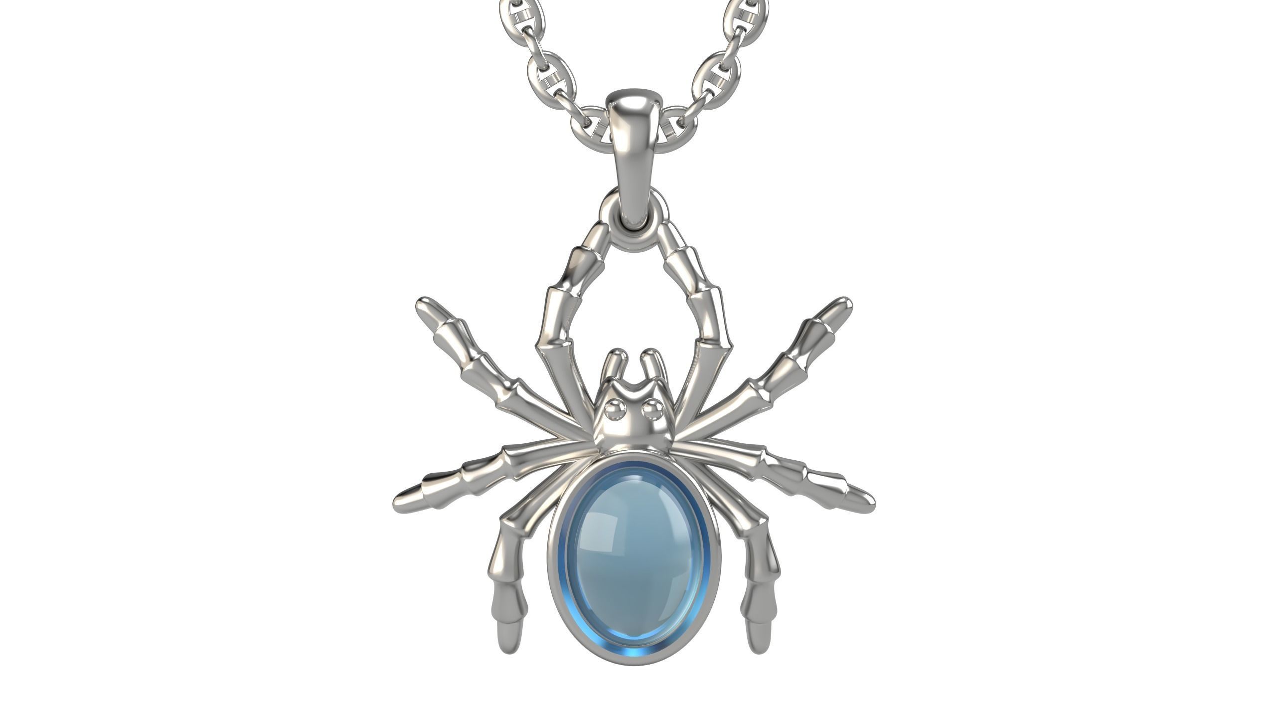 Spider pendant V3 3D print model_4