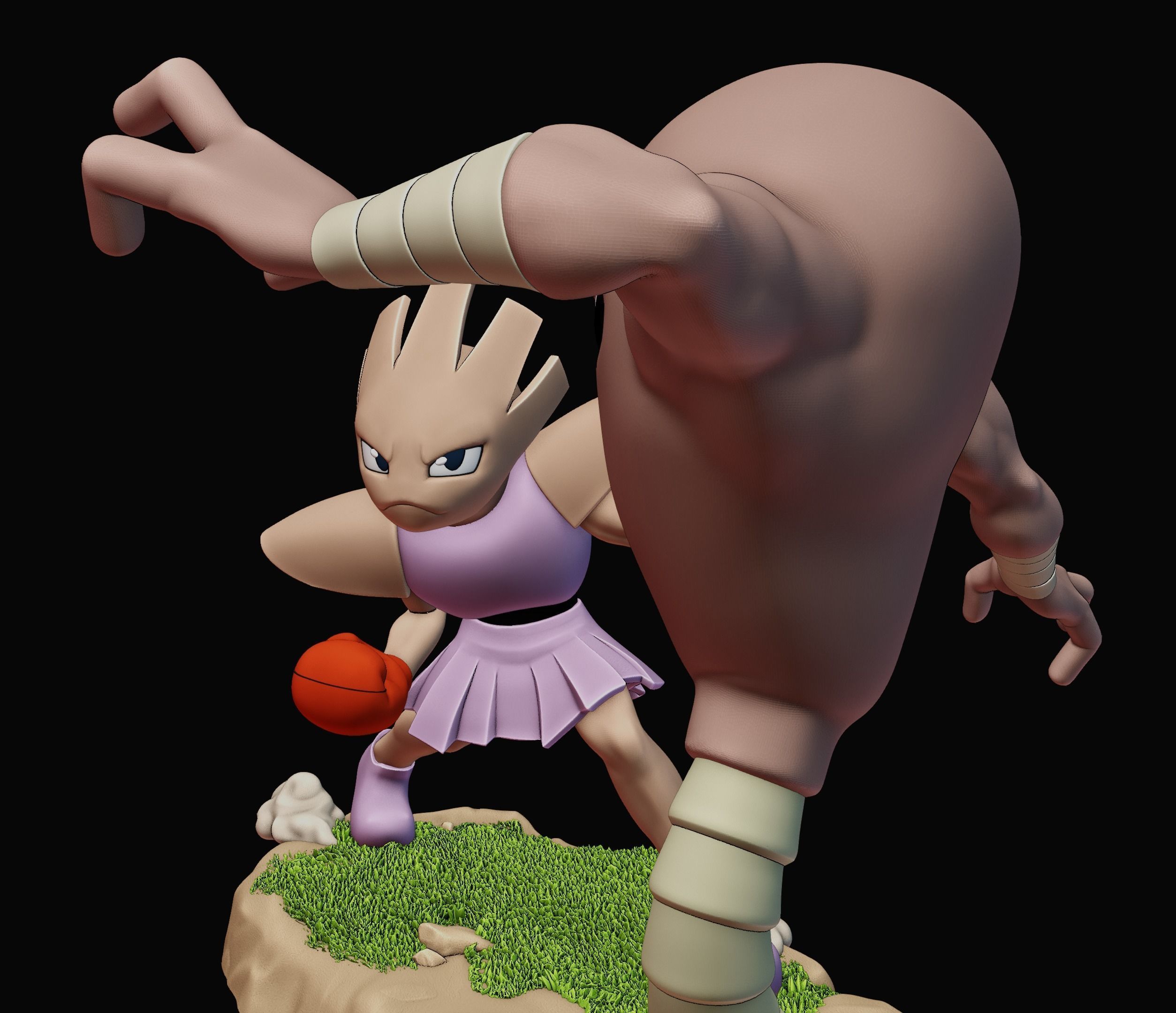 HITMONCHAN VS HITMONLEE - POKEMON 3D print model_24