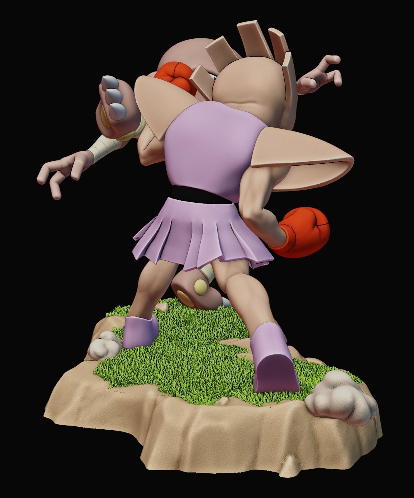 HITMONCHAN VS HITMONLEE - POKEMON 3D print model_8