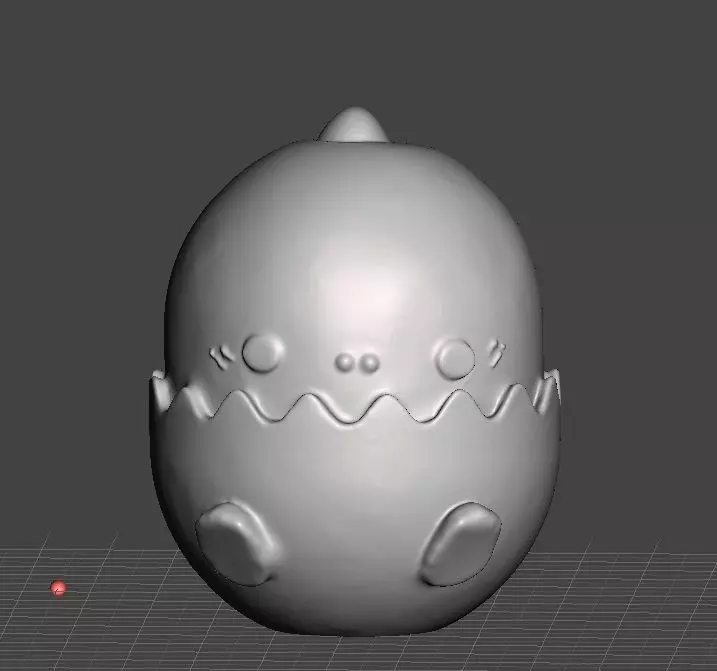eggy dino 3 types 3D print model_0