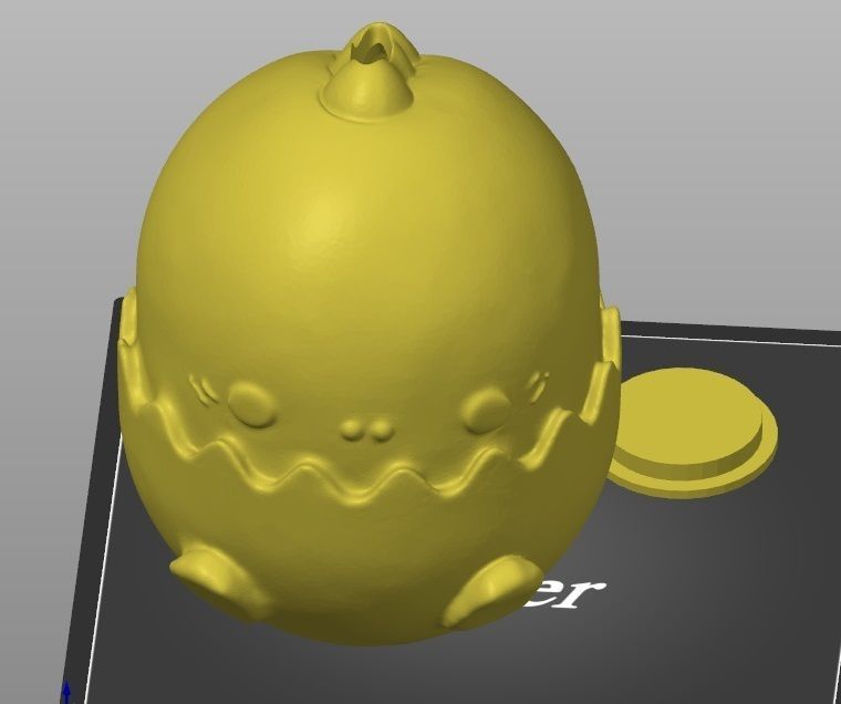 eggy dino 3 types 3D print model_1