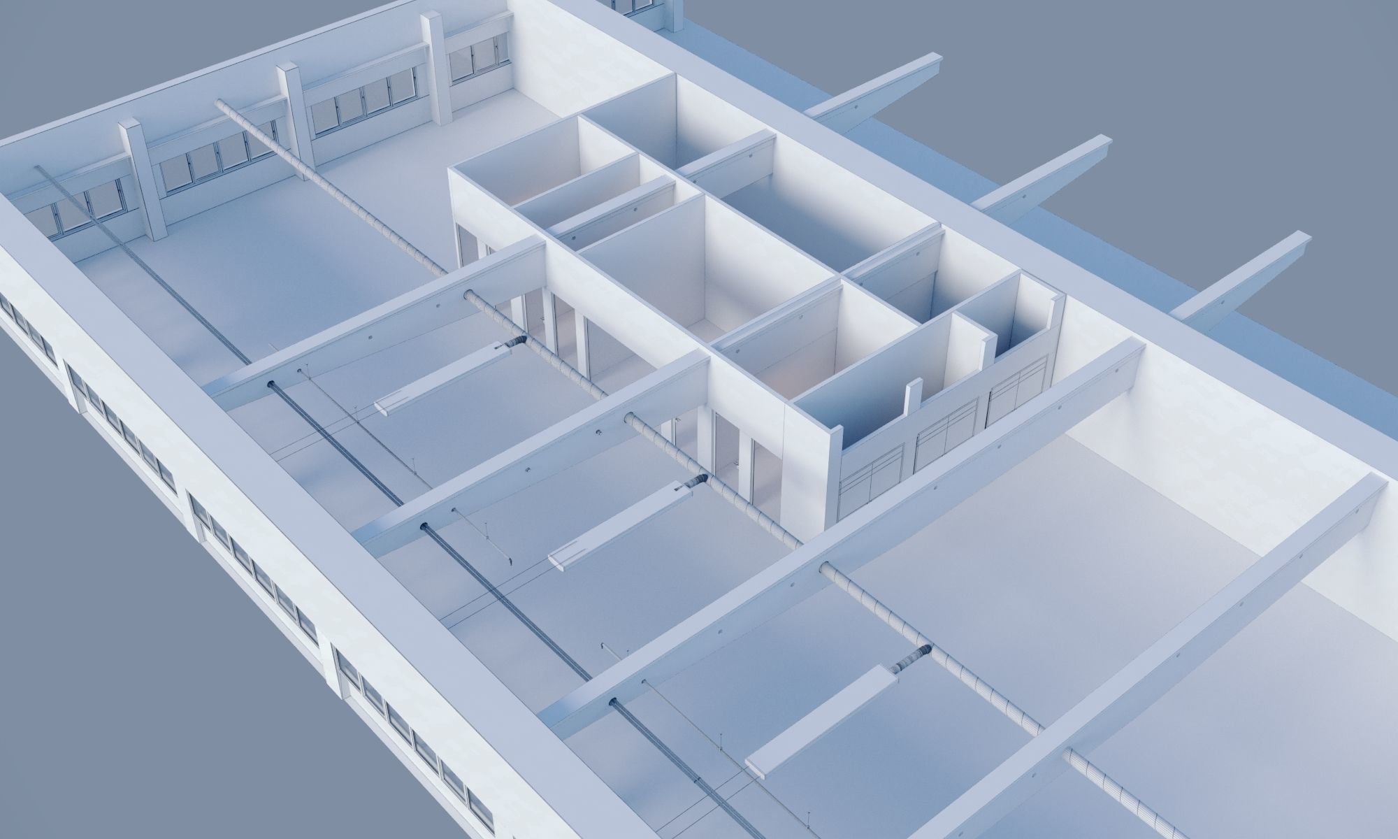Industrial space 3ds Max Corona  11 3D model_9