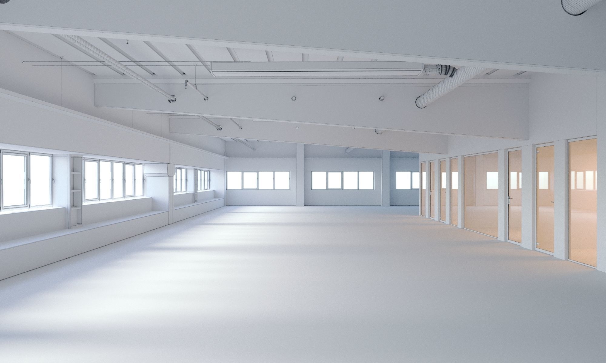 Industrial space 3ds Max Corona  11 3D model_3