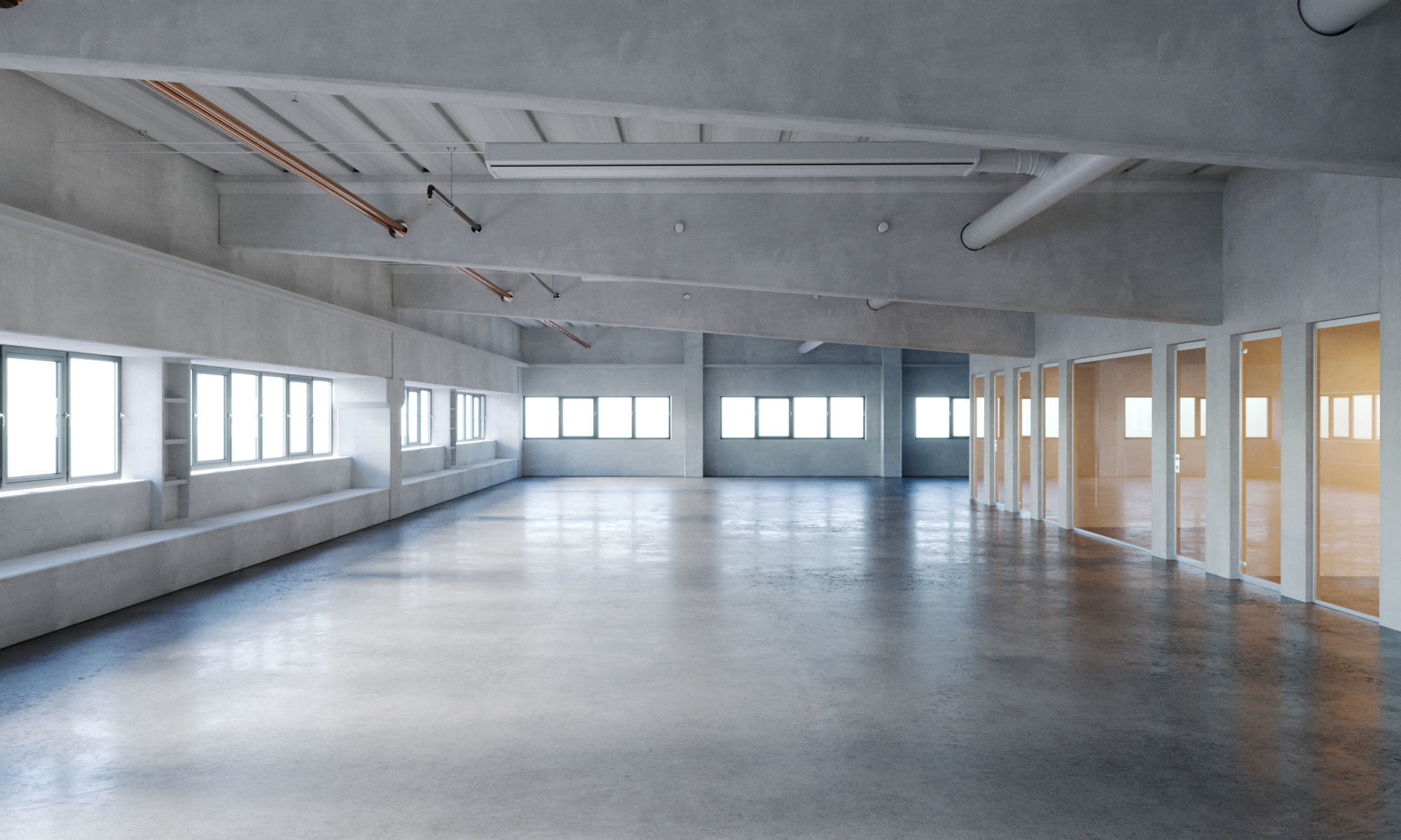 Industrial space 3ds Max Corona  11 3D model_1