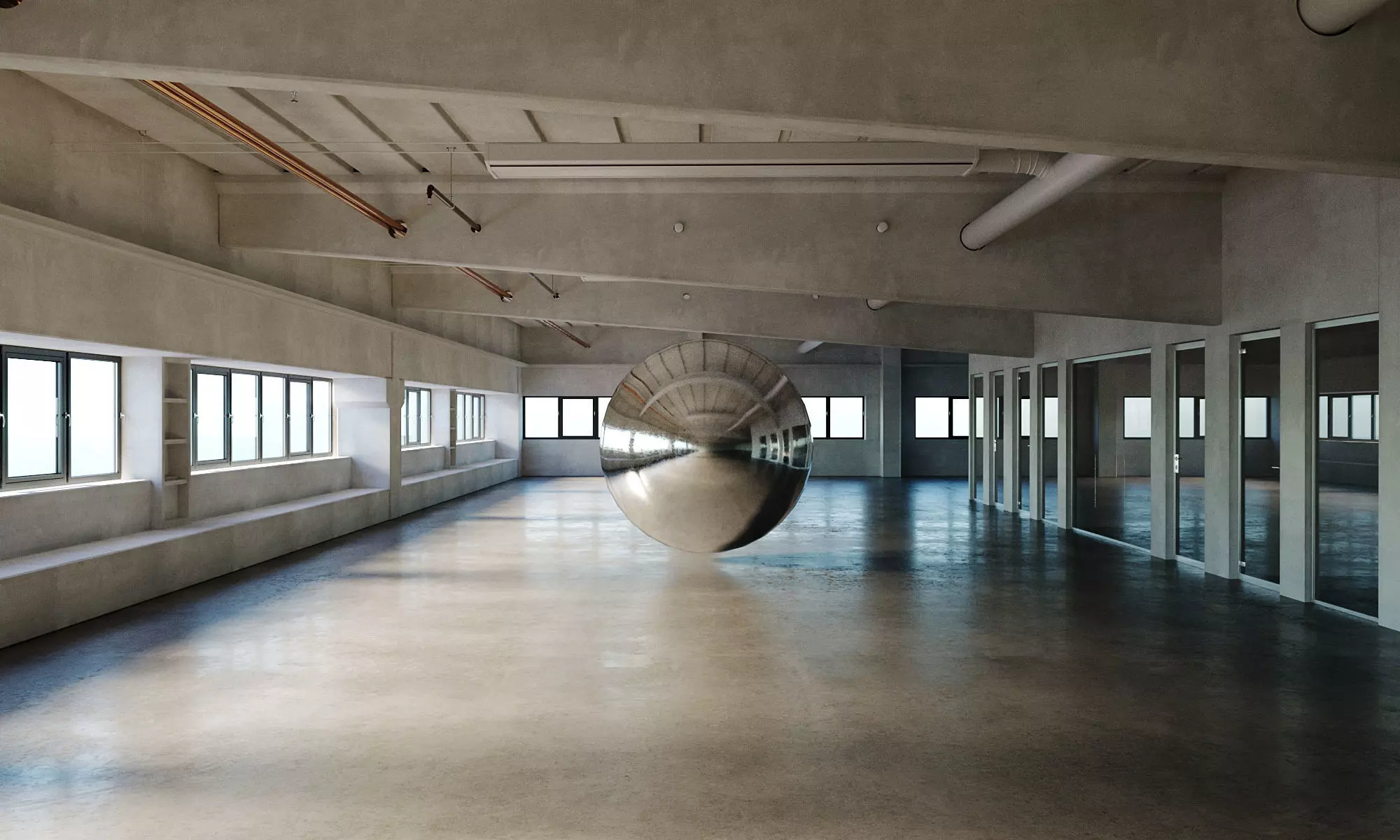 Industrial space 3ds Max Corona  11 3D model_0