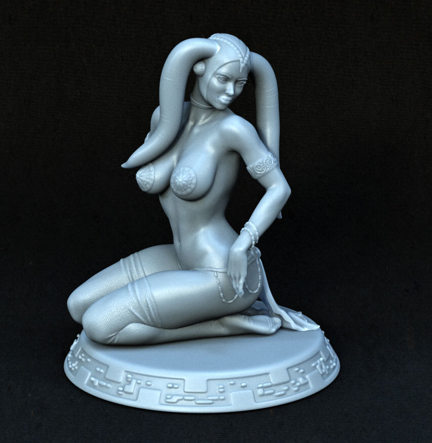 DANCER STAR WARS 3D print model_3