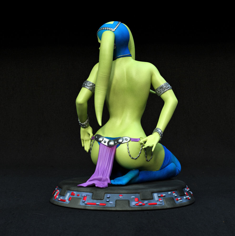DANCER STAR WARS 3D print model_2