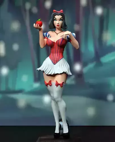 Snow white 3D print model