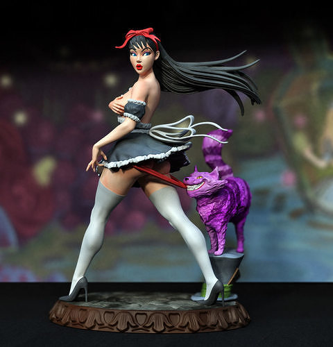 Alice in wonderland 3D print model
