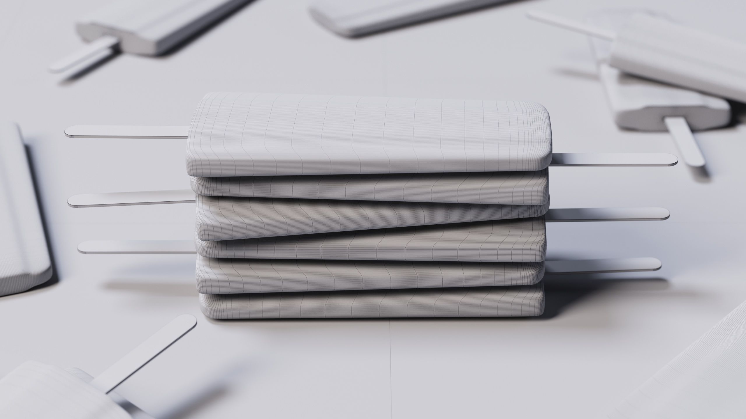 Popsicle Ice Cream 3D Model Low-poly 3D model_15