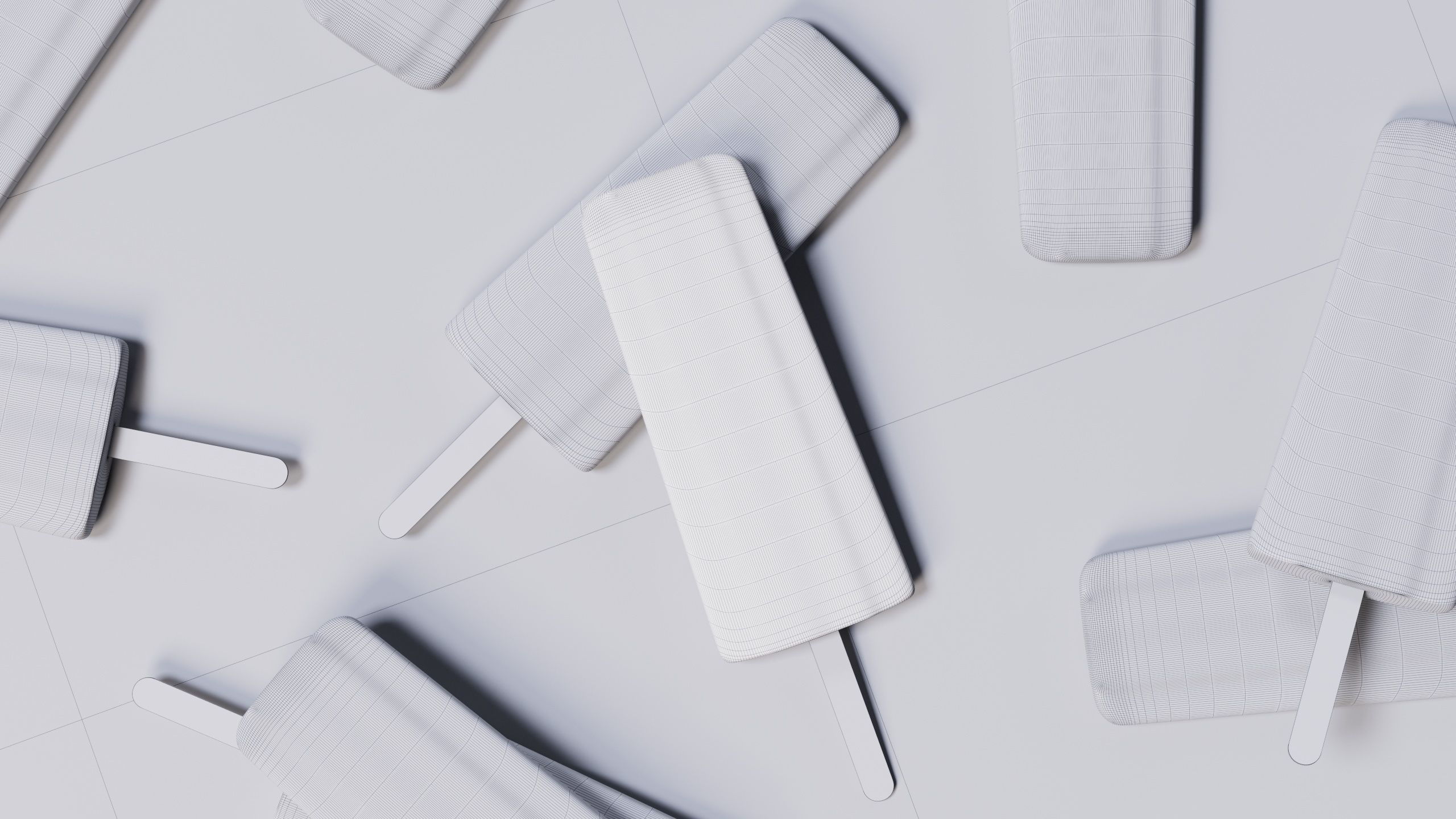 Popsicle Ice Cream 3D Model Low-poly 3D model_18