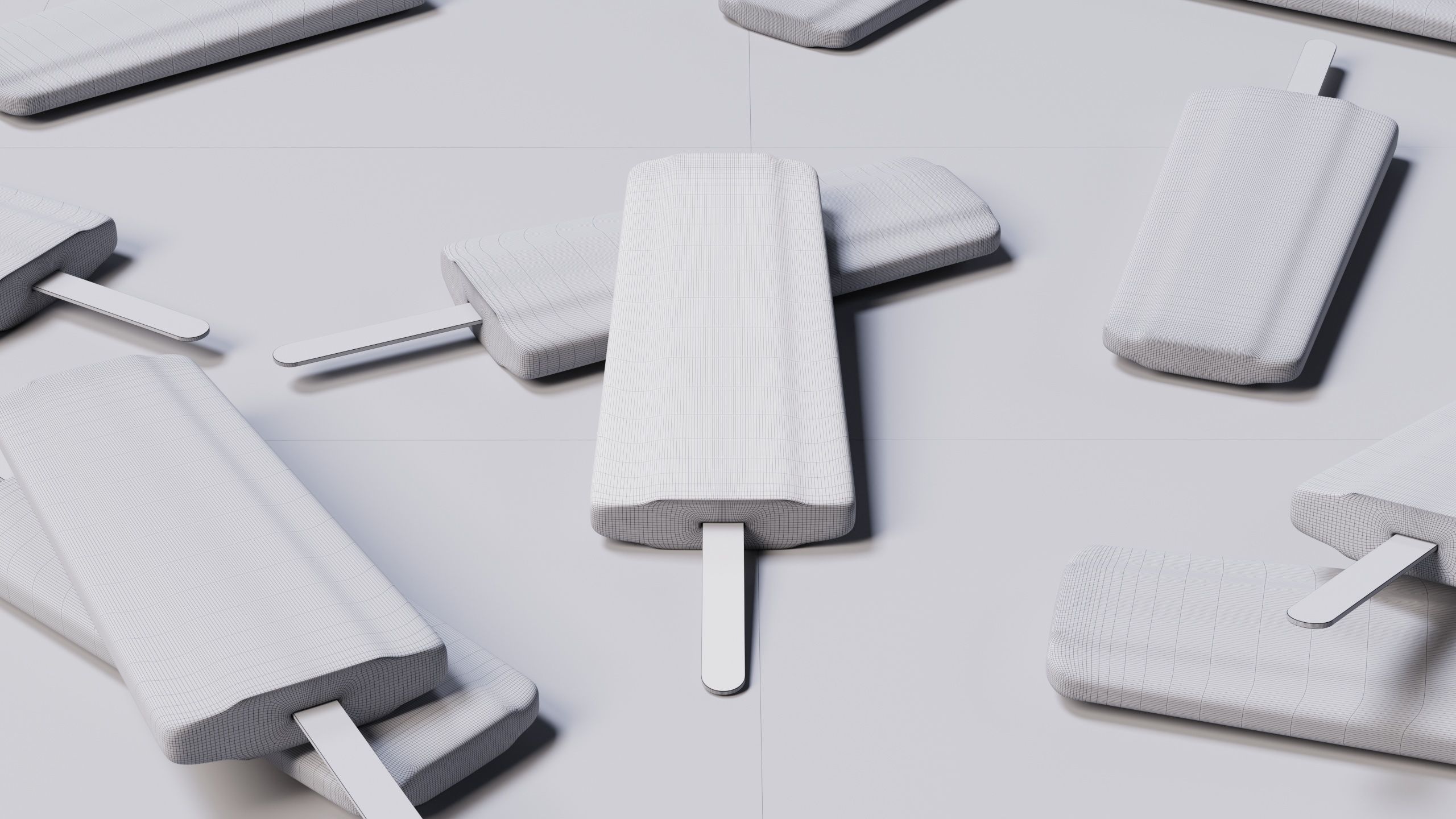 Popsicle Ice Cream 3D Model Low-poly 3D model_17