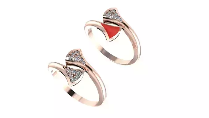 BVLGARI DIVAS DREAM Ring 3D print model