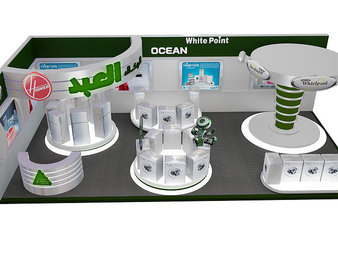 Booth Exhibition Stand a365 3D model
