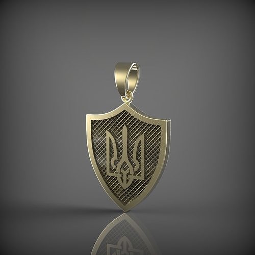 Pendant coat of arms of Ukraine