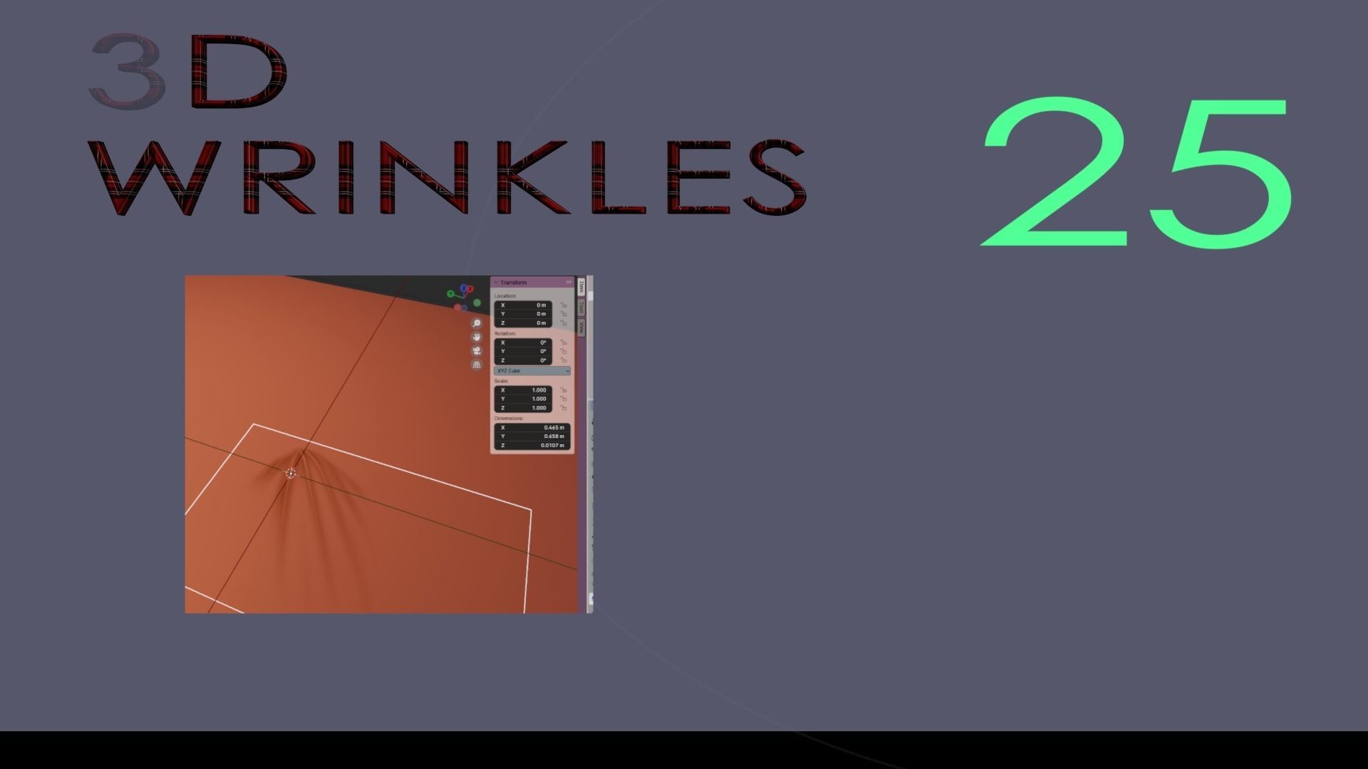 3d wrinkles Free 3D model_37
