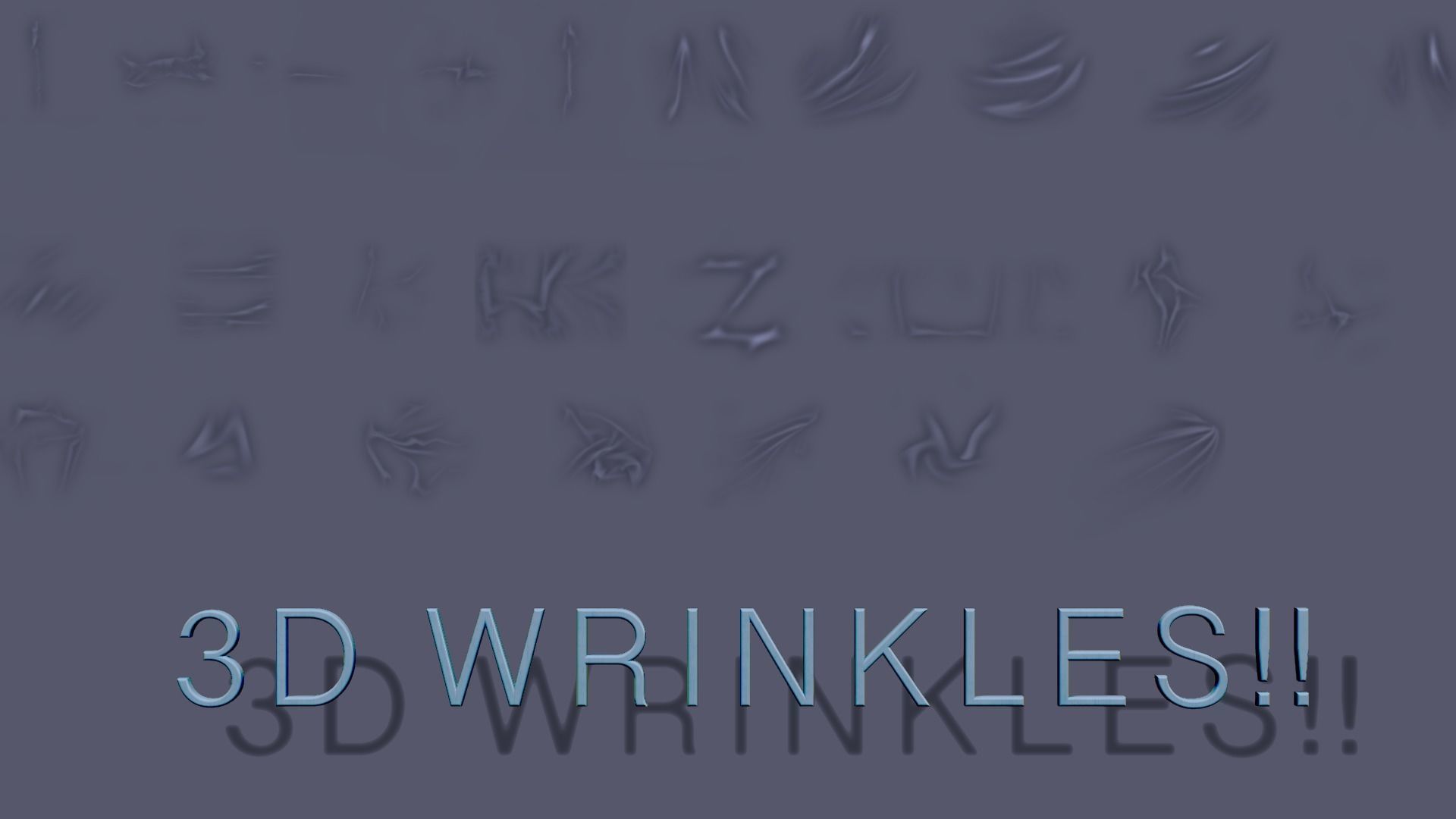 3d wrinkles Free 3D model_2