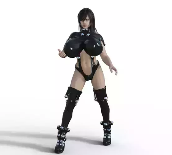 Sexy reika miercoles stand 3D print model