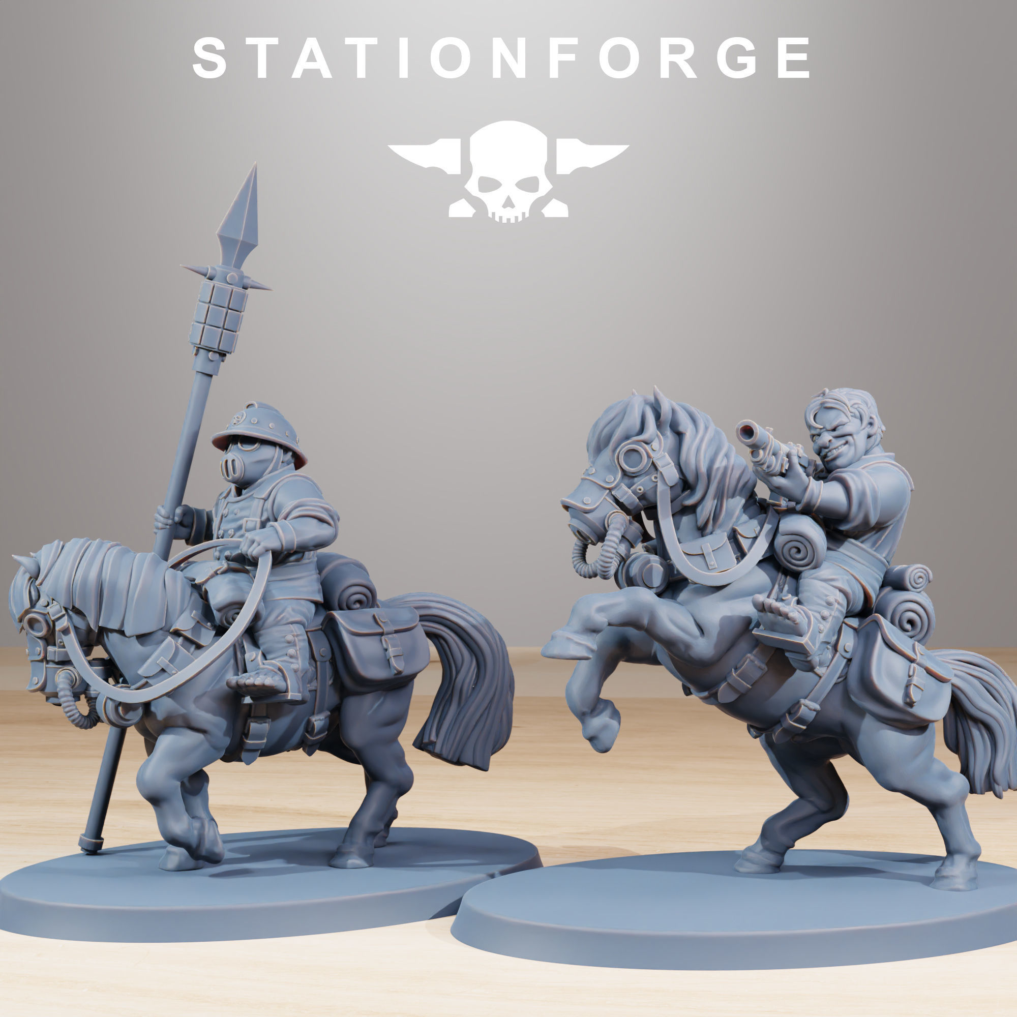 GrimGuard Pony Cavalry  3D print model_4